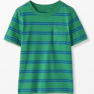 HANNA ANDERSSON Short Sleeve Stripe Tee Tshirt Top - 130 (8) - (NEW)